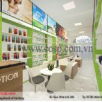 Thiết kế nội thất cửa hàng mỹ phẩm - Anh Long - Quận 1